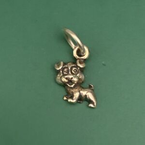 Puppy Sterling Silver Jewelry Charm #dog #pet